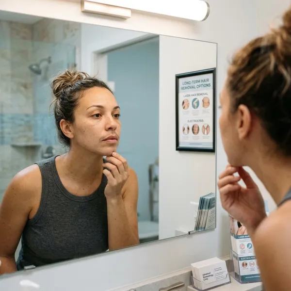 how to remove facial hair permanently