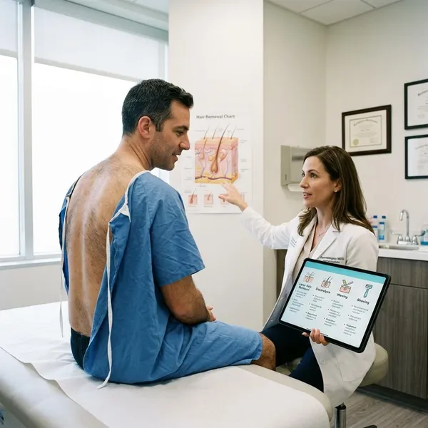 Laser vs Electrolysis for Back Hair