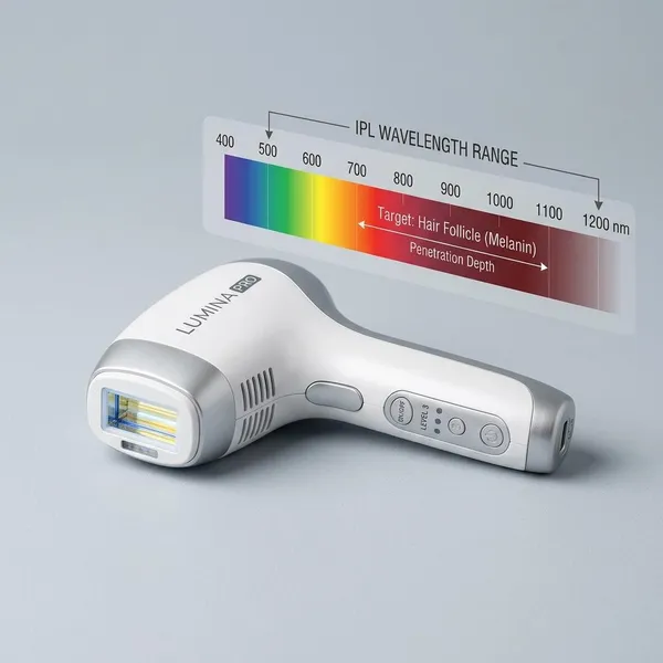 ipl hair removal wavelength range