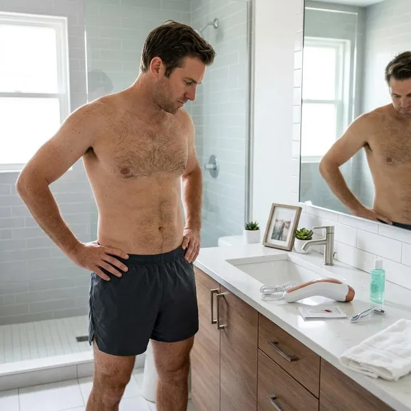 Best Body Areas for Men's At Home Hair Removal